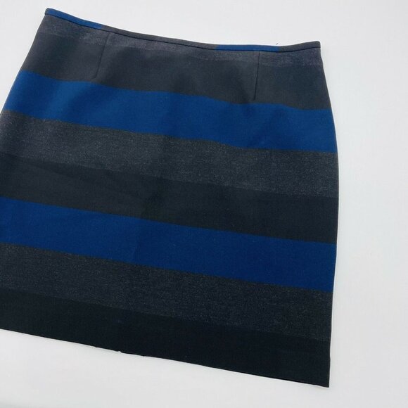 Tahari Arthur S Levine Petite Women Size 14P Striped Colorblock Pencil Skirt 783 - Picture 3 of 7